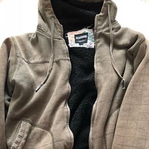 Billabong zip up fleece hoodie